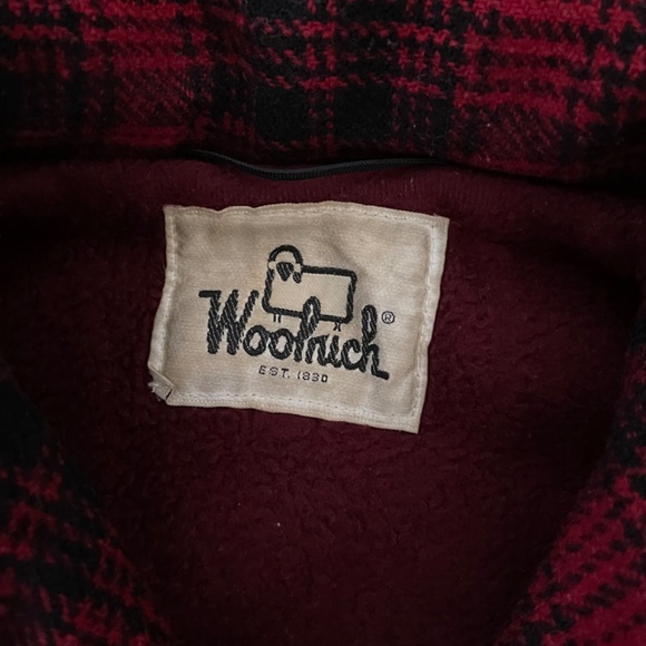 Vintage Woolrich Buffalo Plaid Hunting Mackinaw Short Women's Jacket Size S - Picture 3 of 9